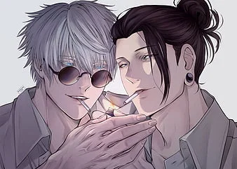 _-Gojo and suguru-_