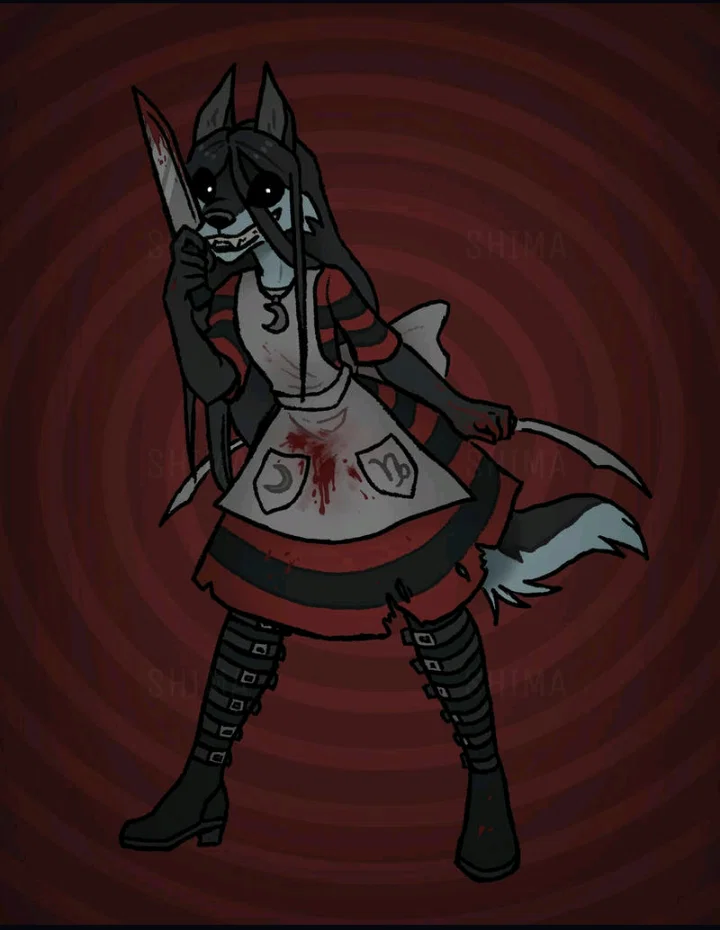 Deadly Goth Wolfie