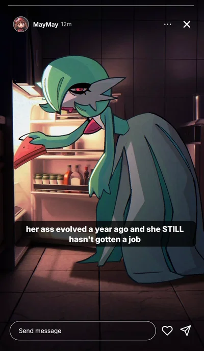 You Caught Your Gardevoir Using The Fridge Late At Night [Pokemon]