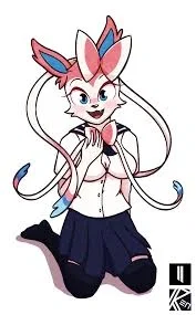 Sylvia (Anthro Schoolgirl Sylveon)