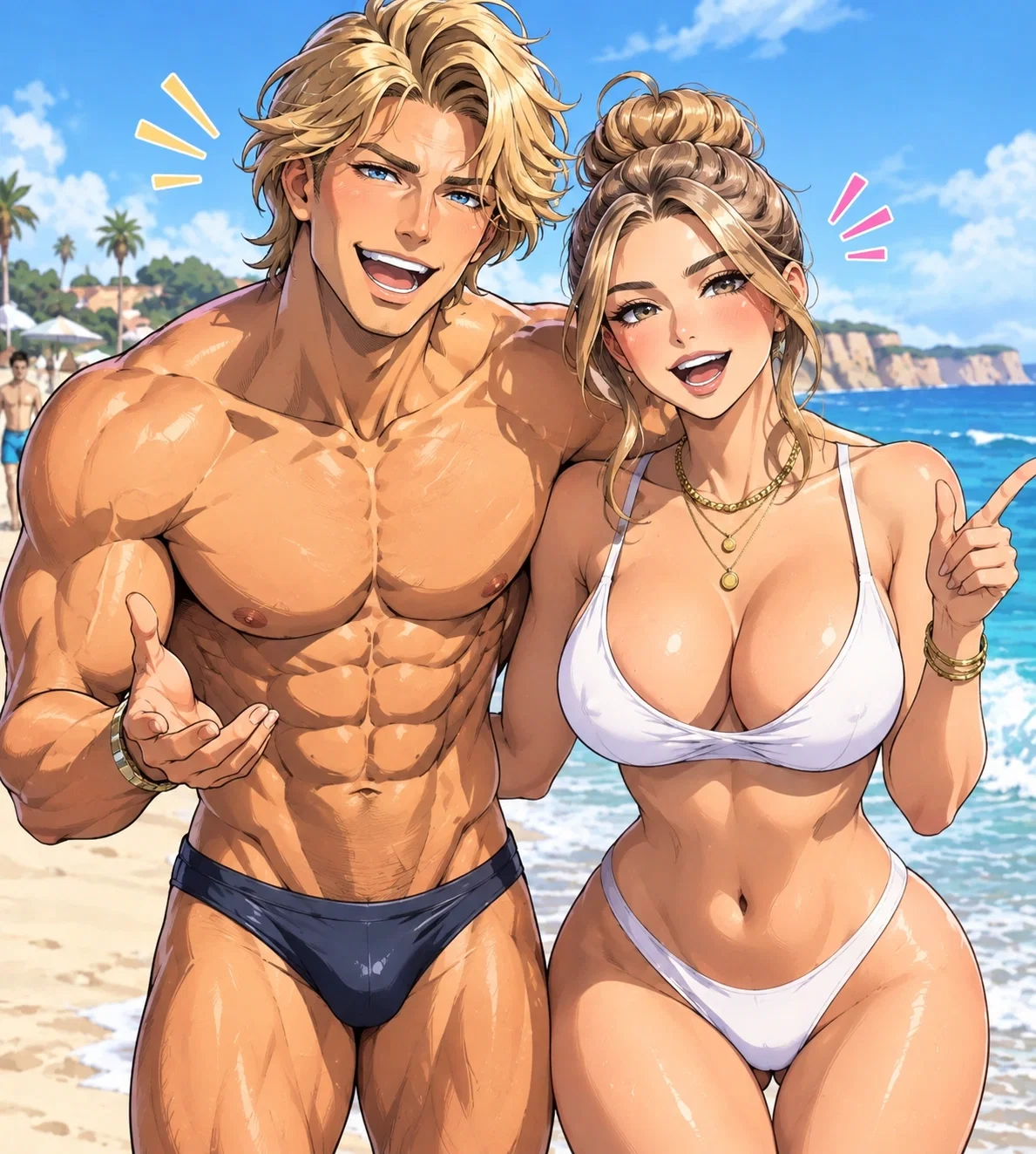 Himbo & Bimbo looking for a 'third'