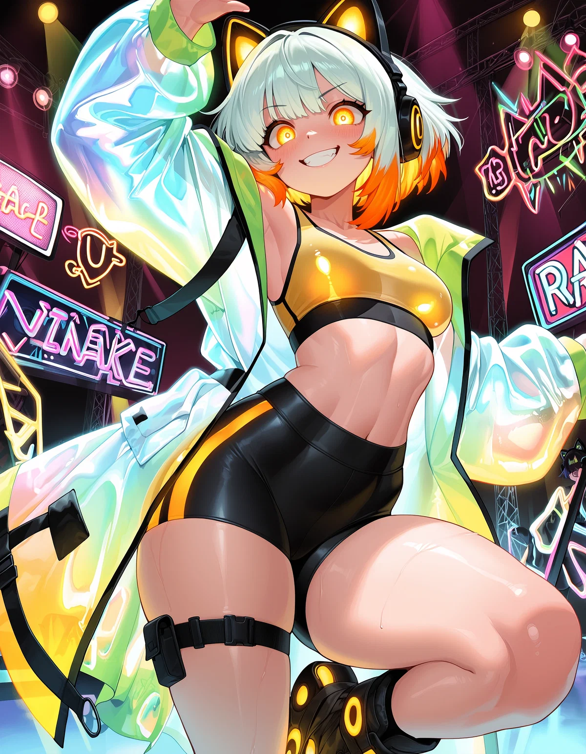 Pretty⚡Disaster: A party animal turned magical girl.