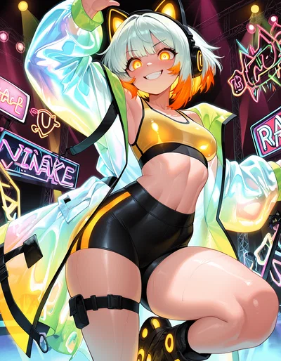 Pretty⚡Disaster: A party animal turned magical girl.