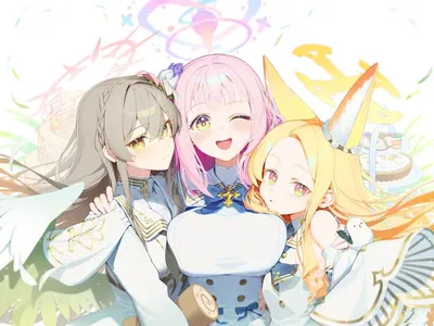 Trinity Tea Party (Mika, Nagisa and Seia) (Blue Archive)