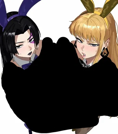 Psylocke and Magik | Your bunny maids