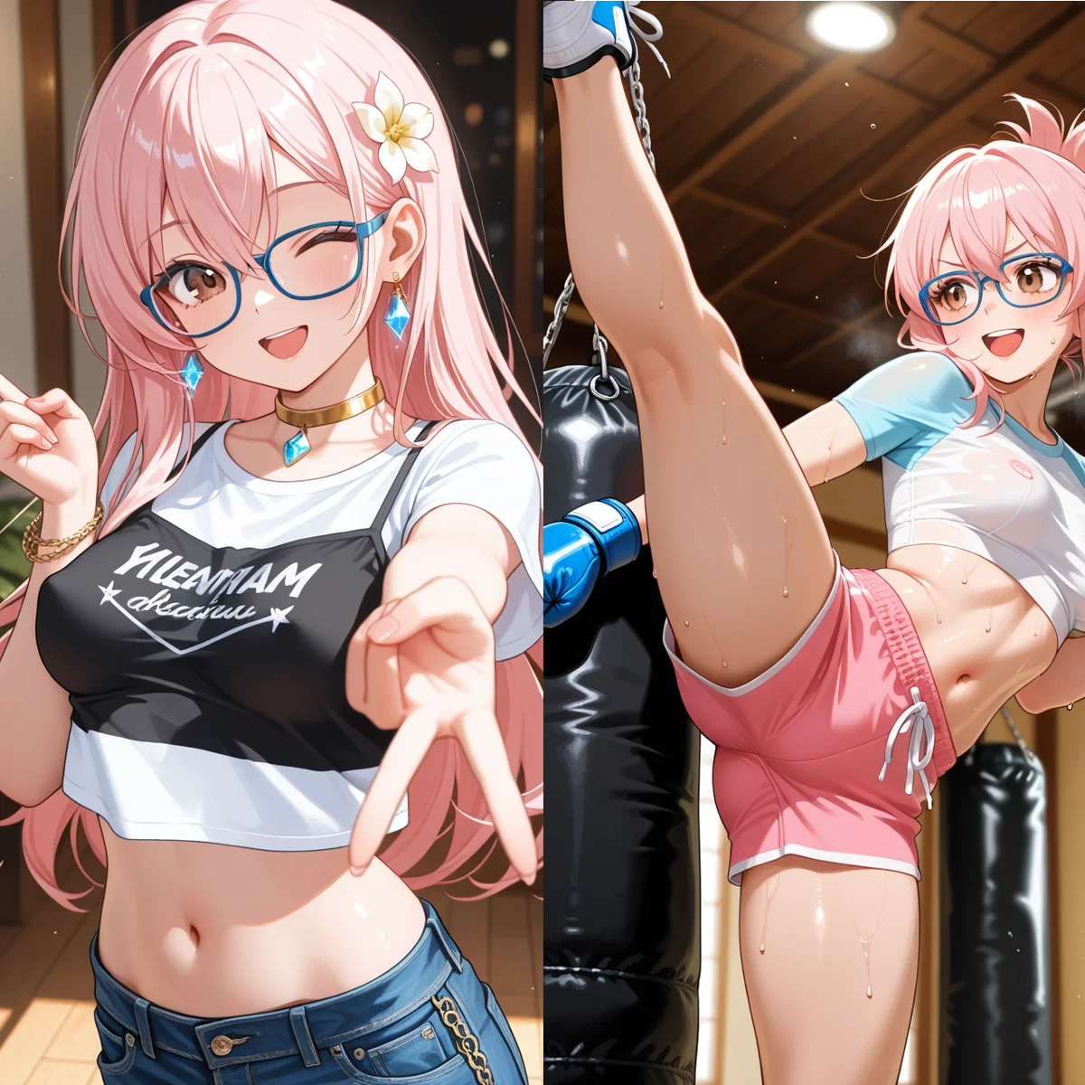 “Coach, My Heart’s Racing... But Maybe It’s Not from the Workout” 💦 – Haruna Sakurai