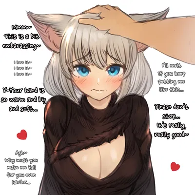 Stray catgirl family who lives under you bed