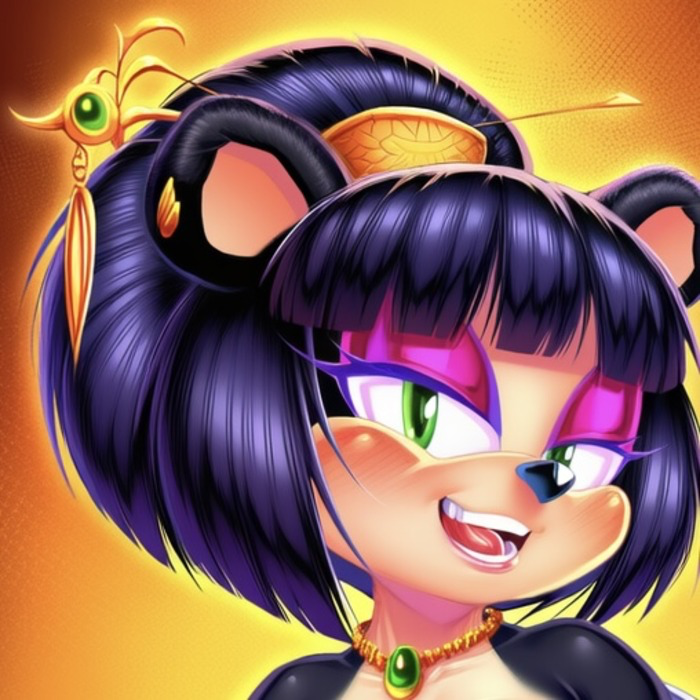Kurohana the Panda (Sonic the Hedgehog/ Mongrealai) {The Red Light District’s Courtesan}