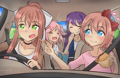 Doki Doki Road Trip | Doki Doki Literature Club Bot! 