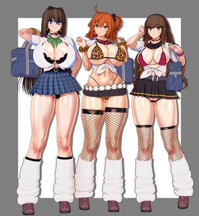 TYPE-MOON Gal Bitch Heroines || Aoko, Gudako, Hakuno