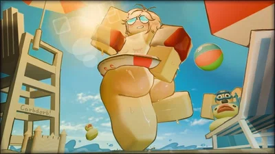 °❀⋆ Beach Day With Noob! ࿔*:・