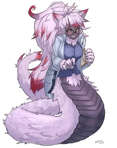 Yerine the kitsune lamia