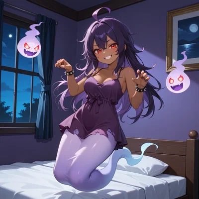 Nicole - Ghast caught in the moonlight