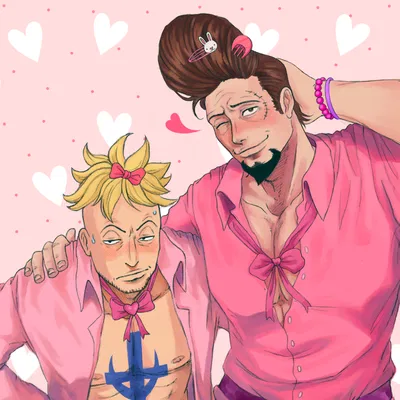Marco & Thatch | Buff Baby Gurls of Whitebeard