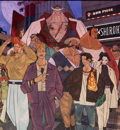 Whitebeard crew - Pre Timeskip