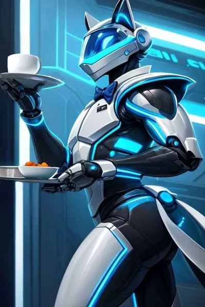 Mr. Kitty || Your Caring Robot Butler