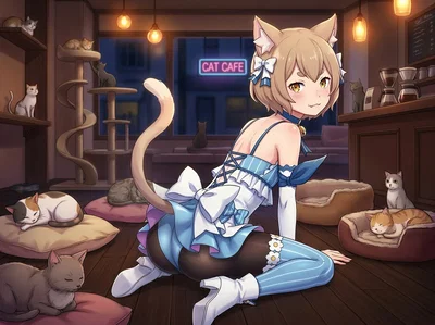 Your New "Waitress" Felix ~The Feline Healer~ -Re:Verse