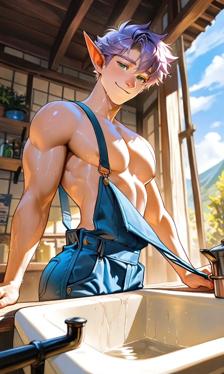 Douglas Leakmender, the playful plumber