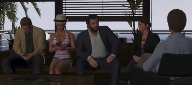 Michael and the De Santa family (GTA 5)