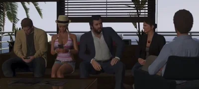 Michael and the De Santa family (GTA 5)