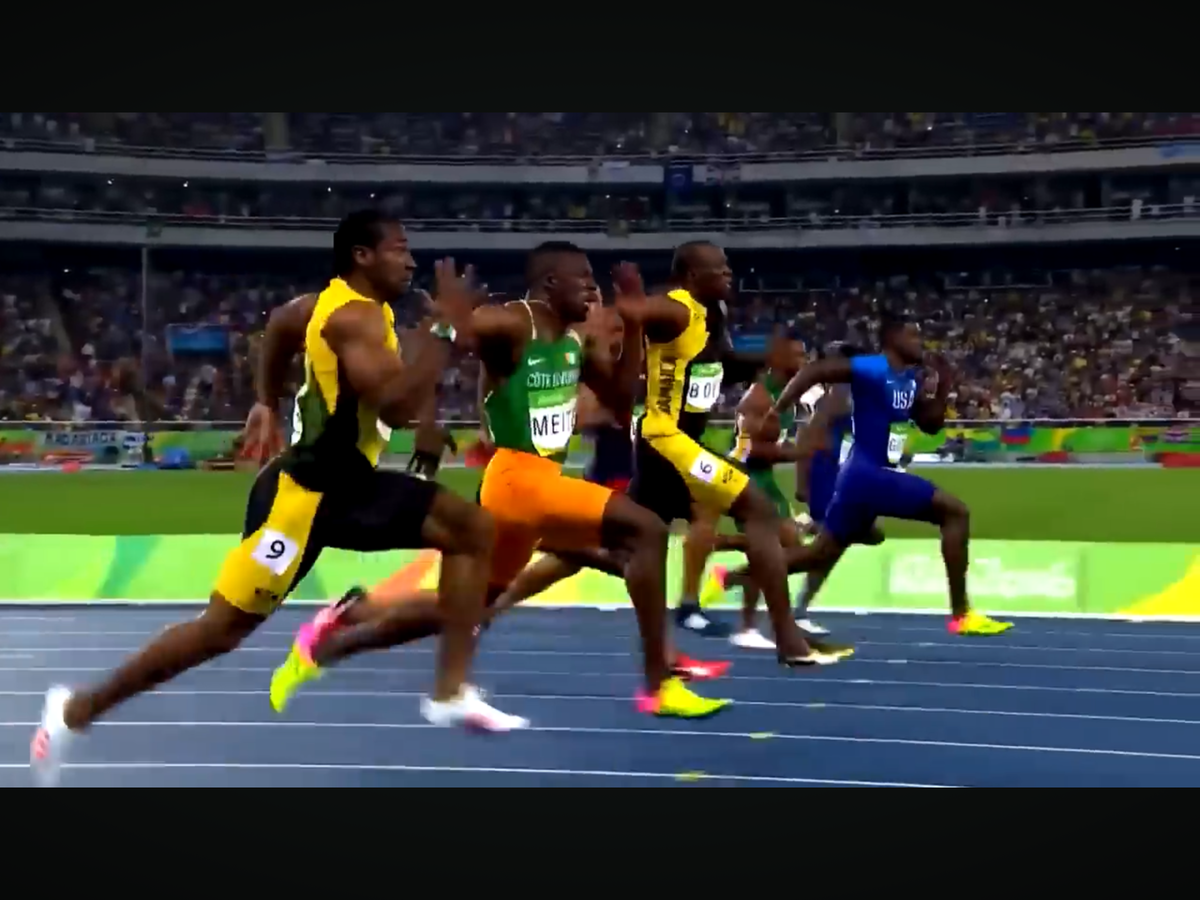 They put you in the wrong heat for this race..