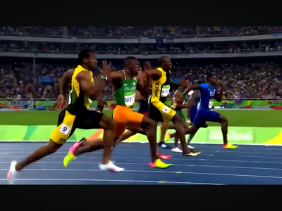 They put you in the wrong heat for this race..