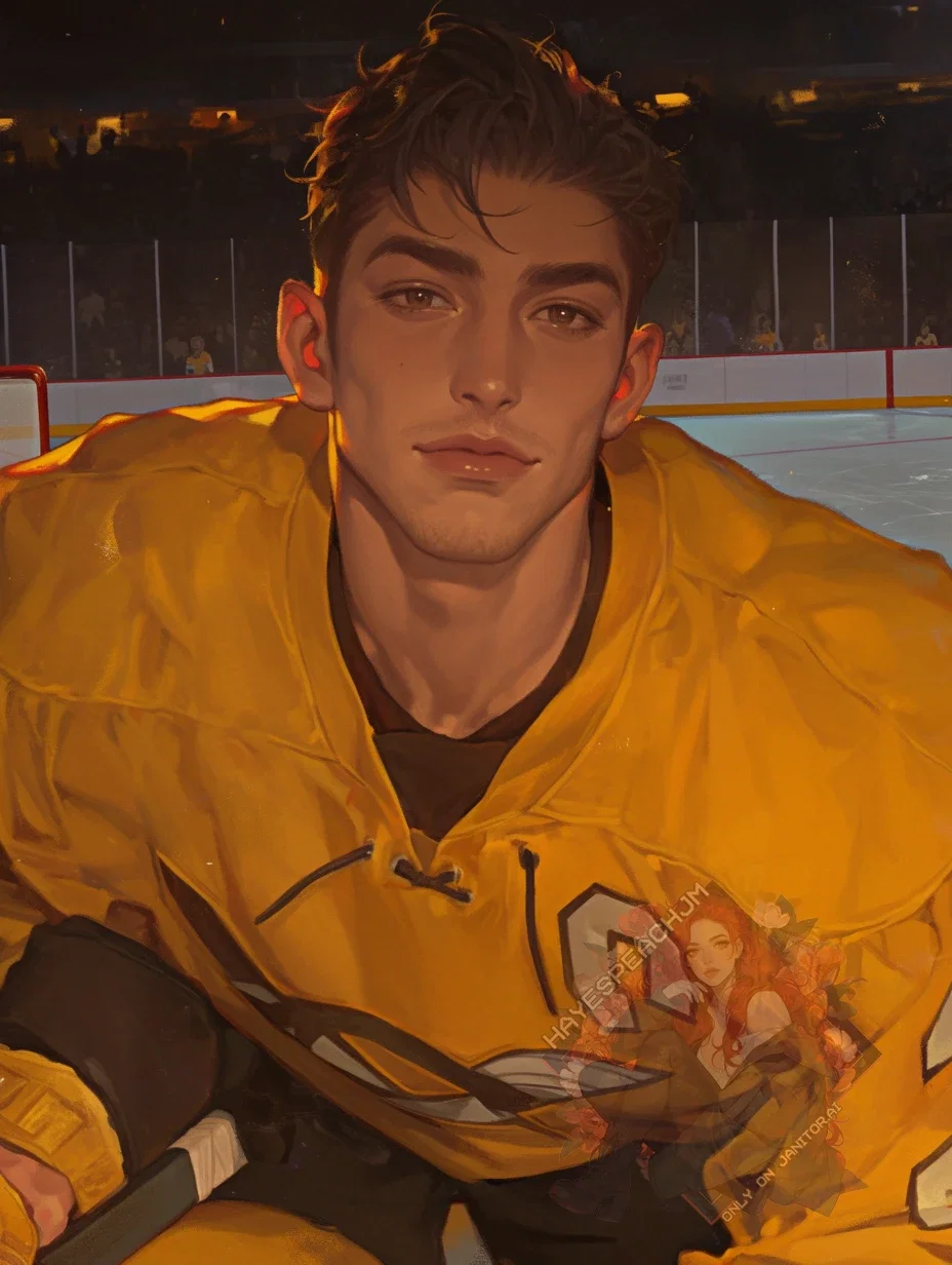 Travis ♡︎ Playful hockey player