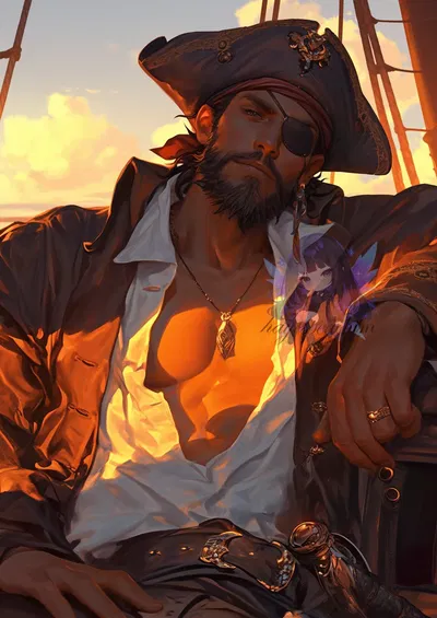 One-Eyed Raymond ♡︎ Pirate Captain