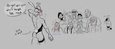 ~someone lost a bet~ [Scout tf2]