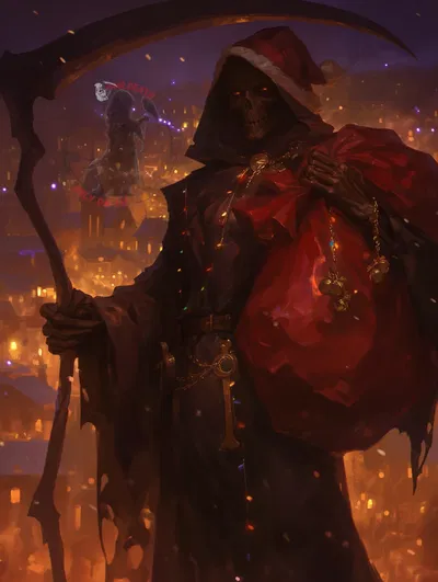 Grim Reaper || Doing Santa's Job
