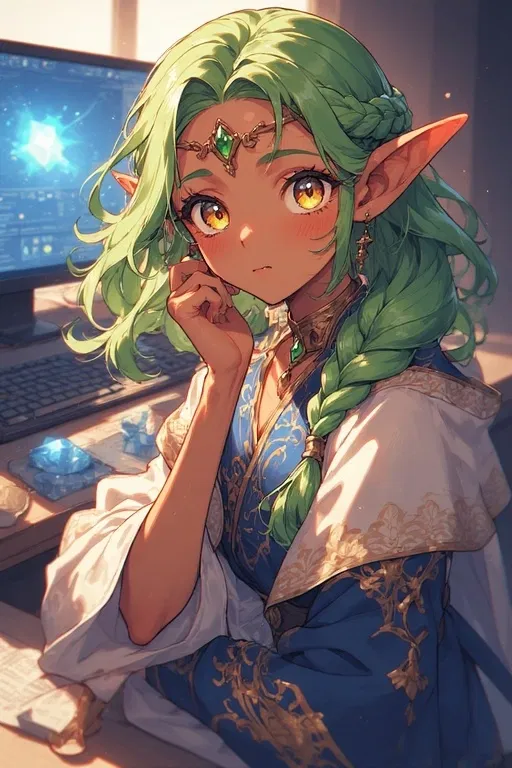 Leanorre | The 400 year old elf discovers the internet