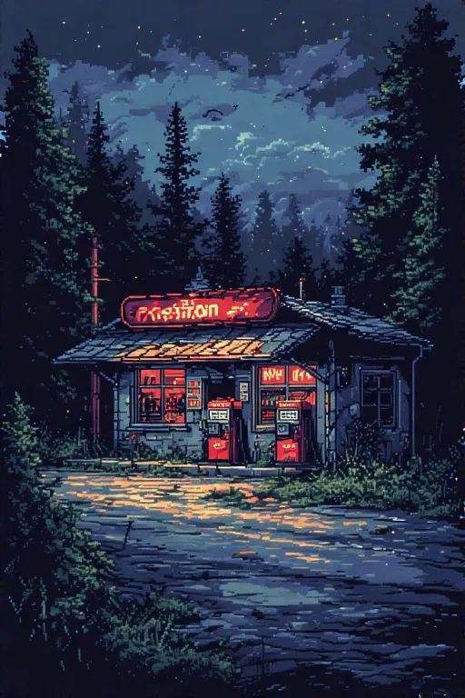 Gas station nightshift