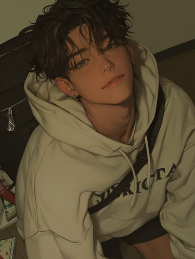 Slightly annoyed bf (but it’s cute)