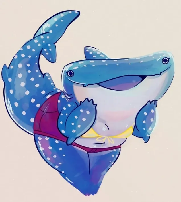 Whale shark girl