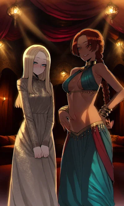 Brothel Threesome; Aria and Elara
