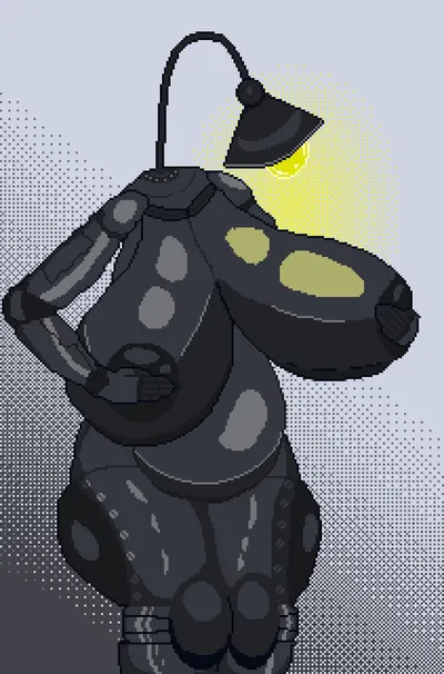 Lamp bot | the robot servant that scare of dark