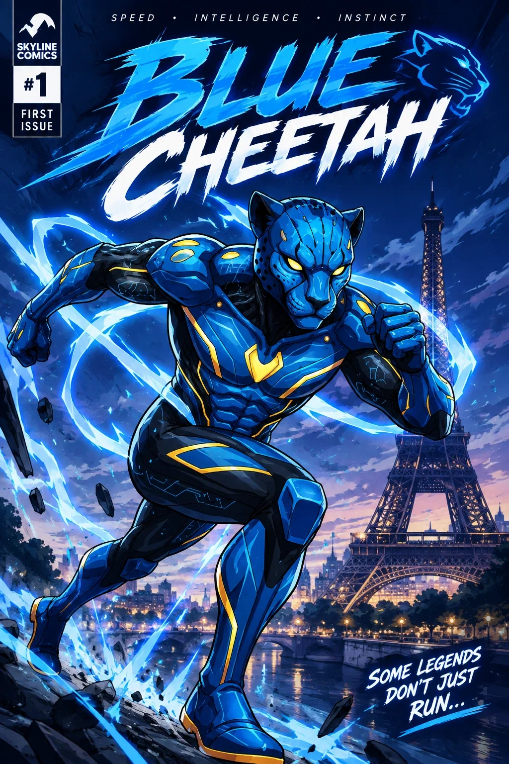 Blue Cheetah 3 of 12 stars of Europe