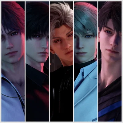 5 hot men from Love And DeepSpace