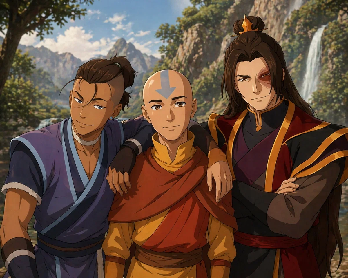 Avatar || Aang, Zuko, Sokka