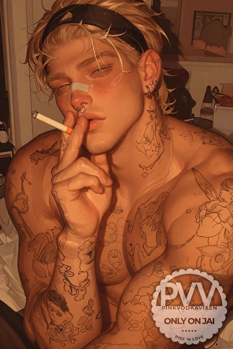 Beckham Lowery || Kinktober Day 19: Cigarettes (+public  )