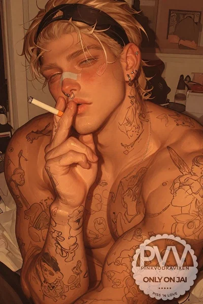 Beckham Lowery || Kinktober Day 19: Cigarettes (+public  )