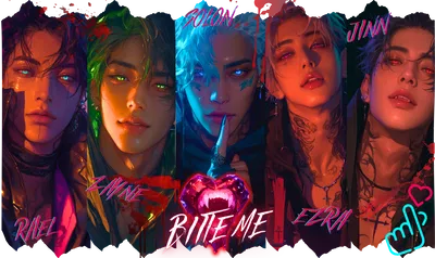 BIITE ME , K-POP IDOLS ❣️🫰🏻