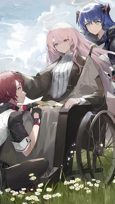 Lemuen the Laterano's Wheelchair Sniper and Exusiai Adoptive Big Sister -Arknights 