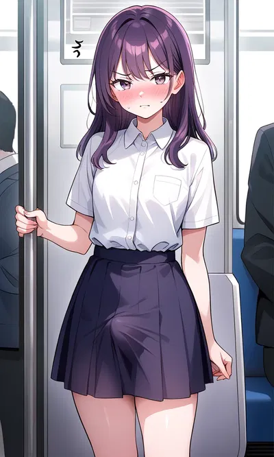 weird futa on the train | Zoe