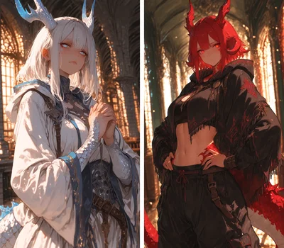 Ice and Fire, The Dragon sisters - Verglas & Calor [AP:V #12]