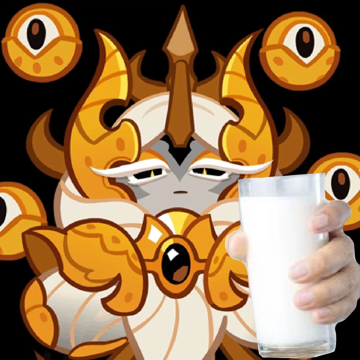 `` It's their milk, enjoy! `` Longan Dragon Cookie