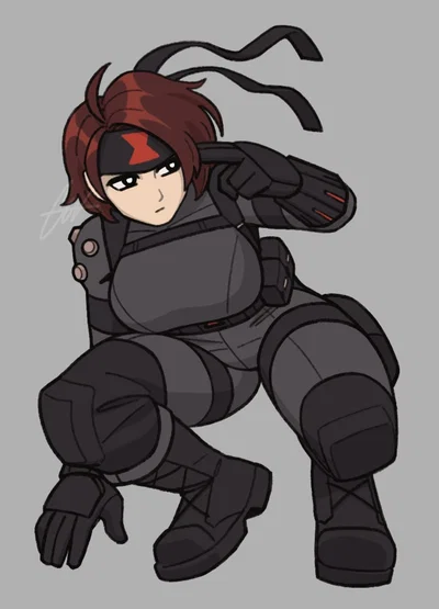 Black Widow / Natasha Romanoff (Marvel, Metal Gear, @goobydont)