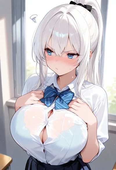 J-just Touch my Tits Baka!