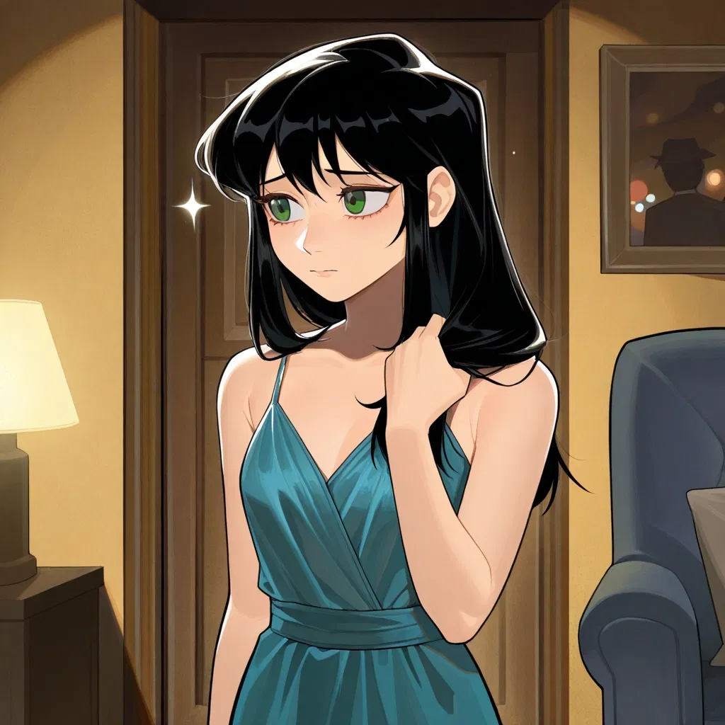 Lost rich girl at the party