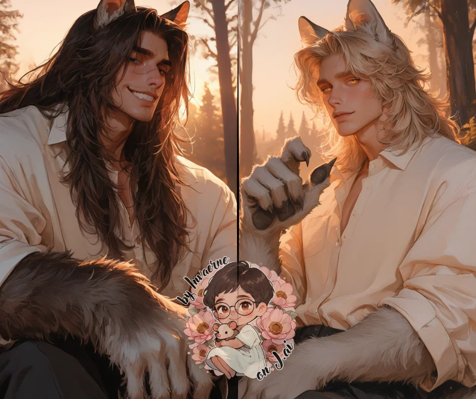 Ulrich and Stellan || your werewolf mates